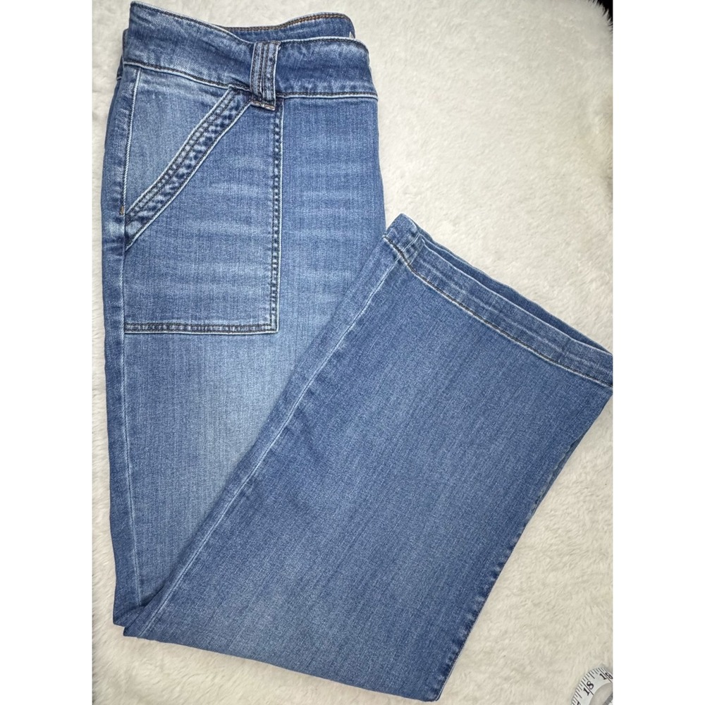 KUT From The Kloth Jodi Jeans Womens 18 High Rise Straight Leg Patch Pocket EUC